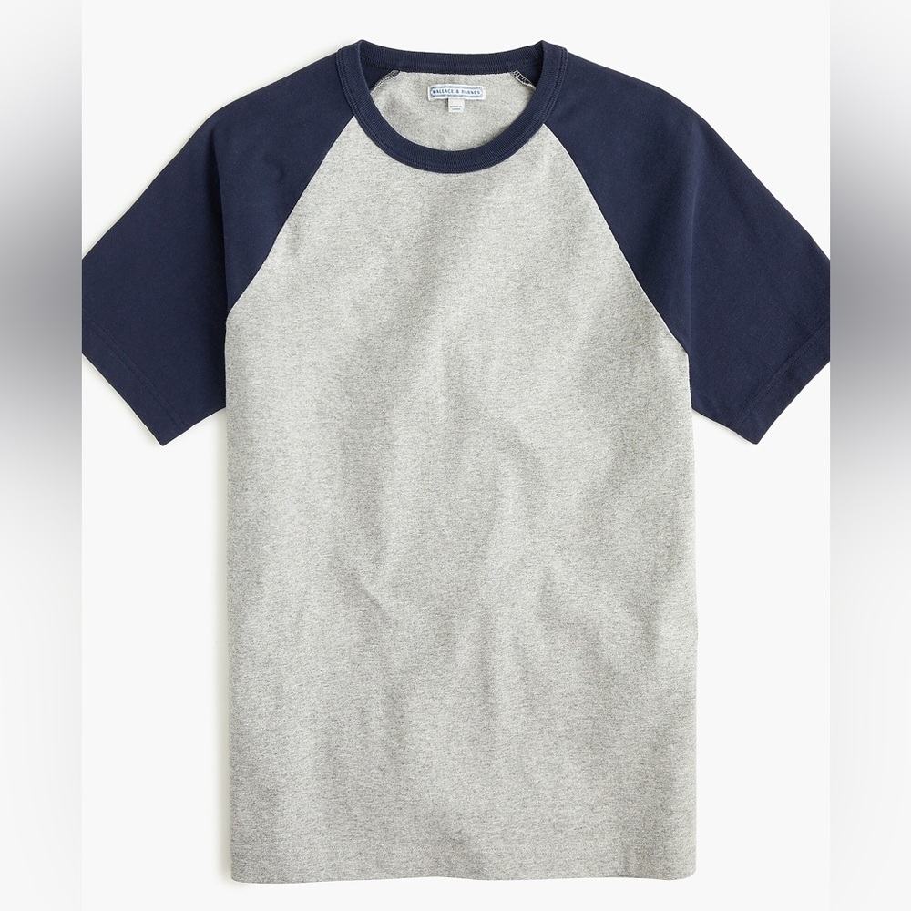 Wallace & Barnes short-sleeve baseball crewneck T-shirt
